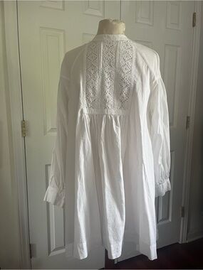 Urban Outfitters White Eyelet Mini Dress